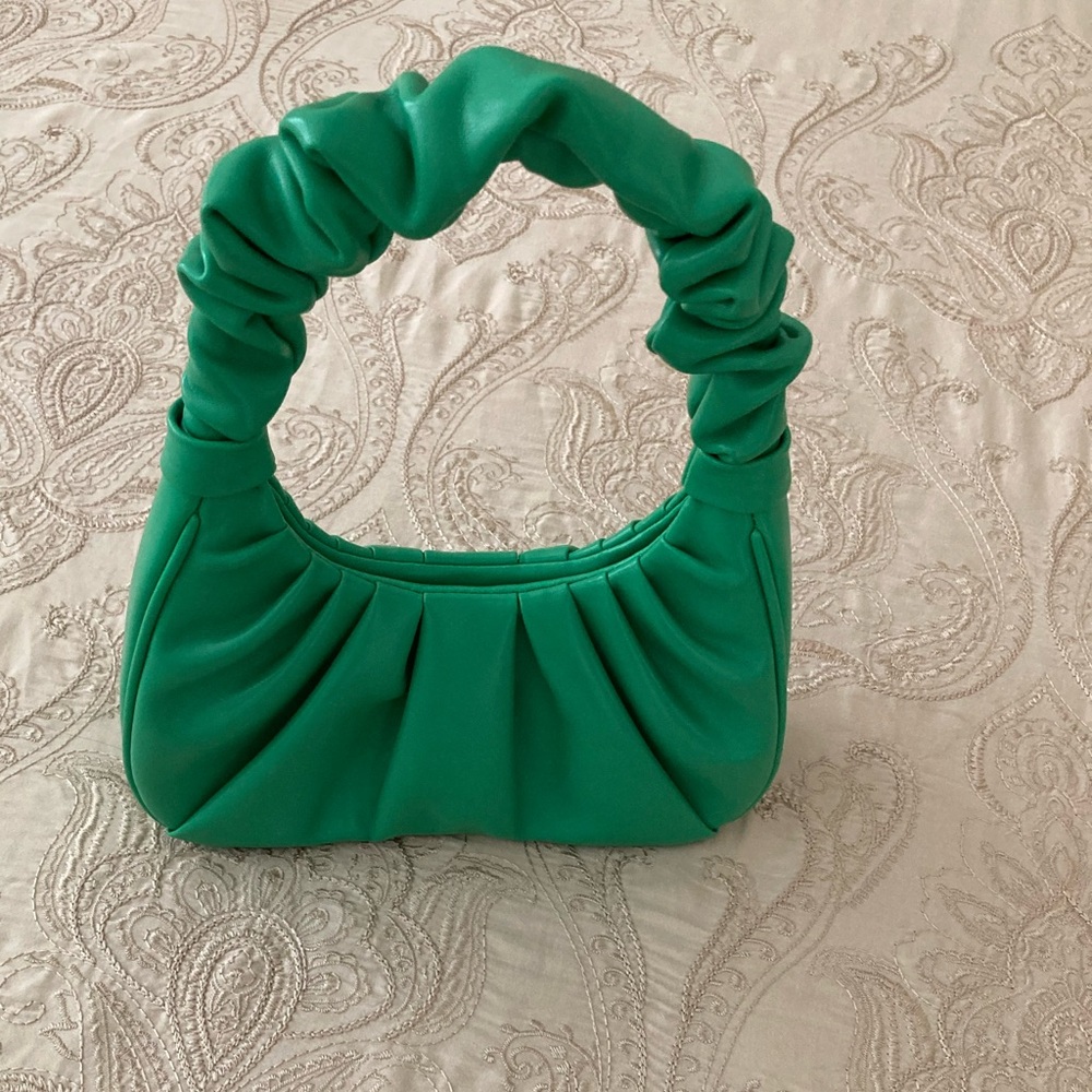 Green Hobo Shoulder Bag for Women - Picture 4 of 7